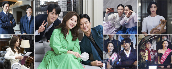 ▲ TV CHOSUN 주말미니시리즈 ‘아씨 두리안’ 박주미-최명길-김민준-한다감-전노민-윤해영-지영산-유정후-이다연 등 현장 비하인드컷/ 사진=바른손스튜디오, 하이그라운드