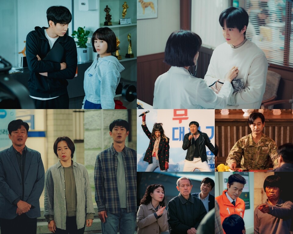 ▲JTBC 새 토일드라마 ‘힙하게’ 한지민-이민기-수호-주민경-김희원-박혁권-박성연-이승준-박노식-양재성-정이랑-조민국-김용명 / 사진=스튜디오 피닉스·SLL