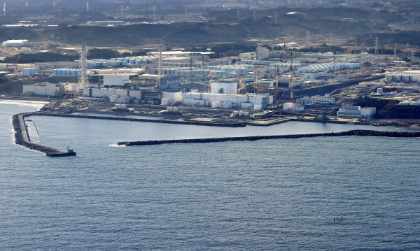 일본 정부가 22일 후쿠시마 제1원자력발전소 오염수의 해양 방류를 이르면 24일부터 개시하기로 공식 결정했다. 사진은 지난 1월19일 촬영된 후쿠시마 제1원자력발전소. 연합뉴스