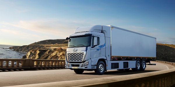 현대자동차 엑시언트 수소전기트럭. 현대자동차그룹 제공