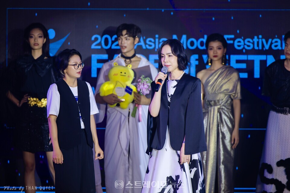 ▲대한민국인플루언서협회 김현경 회장(2023 페이스 오브 베트남).사진=아시아모델페스티벌조직위원회