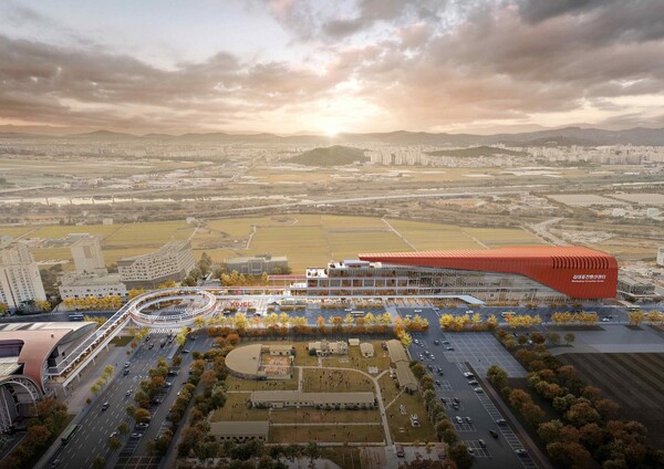 김대중컨벤션센터 당선작 조감도(사진=광주광역시)