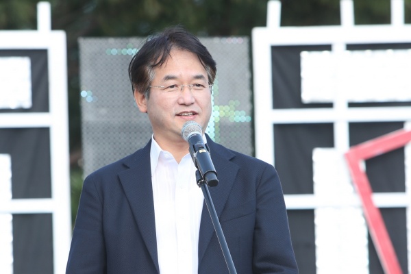 막걸리 축제에 참석한 이동환 고양특례시장./사진=고양시청