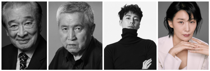 제13회 아름다운예술인상 수상자들. 왼쪽부터 이순재·임권택 감독·조인성·김서형.