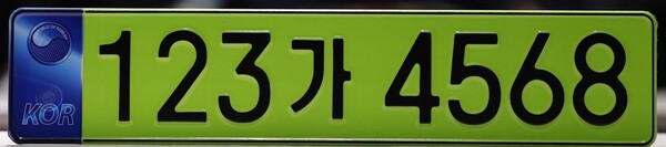 어 연두색 번호판 고급 법인차네내년 1월부터 시행 9961