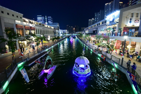 라베니체 야간경관. 김포시청 제공