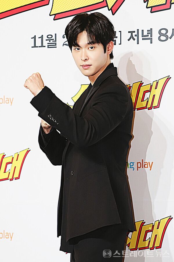 배우 이시우가 쿠팡플레이 시리즈 ‘소년시대’ 제작발표회에 참석해 포토타임을 갖고 있다. 양용은 기자 taeji1368@naver.com