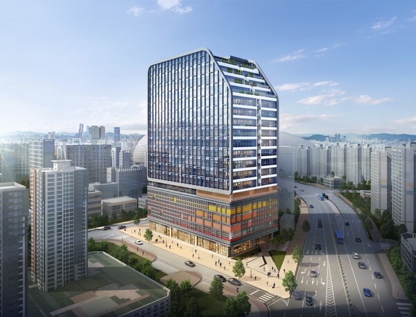 ㈜하이퍼랜드가 서울 구로구 고척동 85-15번지 일대에 지식산업센터 ‘하이큐브 구로’의 투시도.