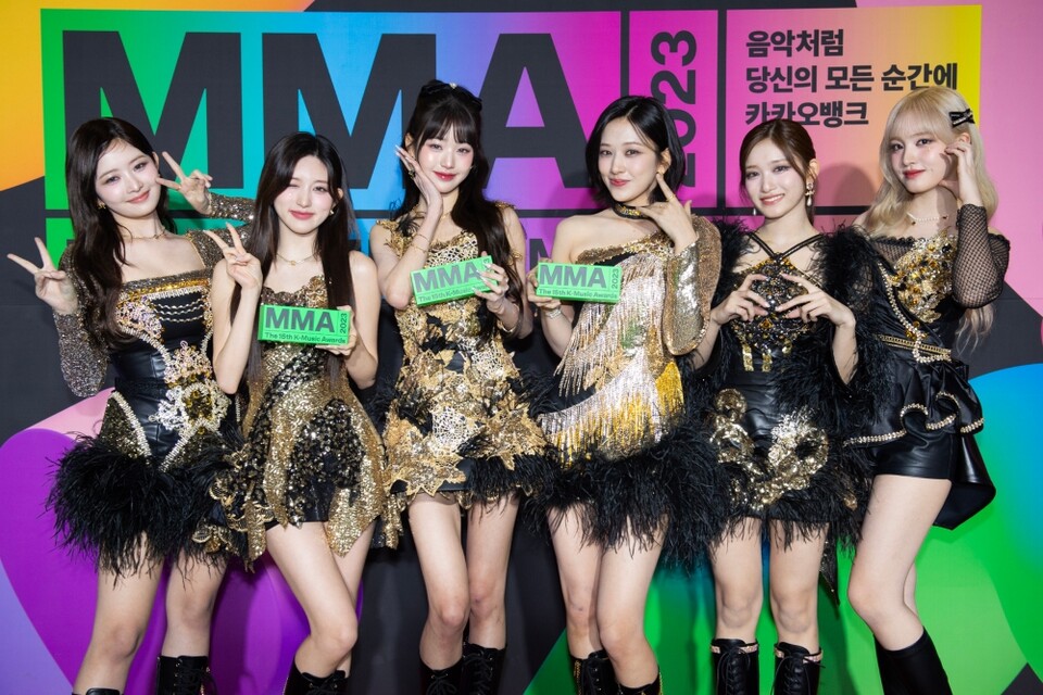 MMA2023 아이브 3관왕. 카카오엔터테인먼트 제공