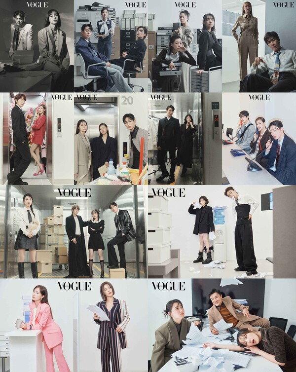 나무엑터스 소속 배우들 단체 화보. 보그 코리아 제공
