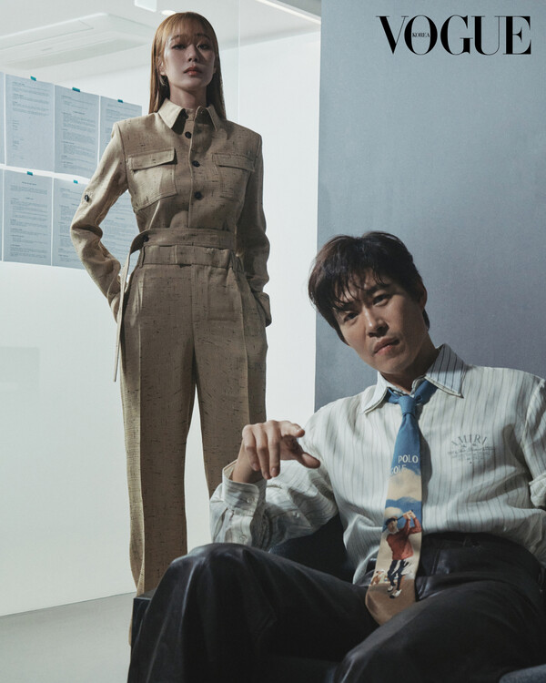 유준상-김효진 화보. 보그 코리아 제공