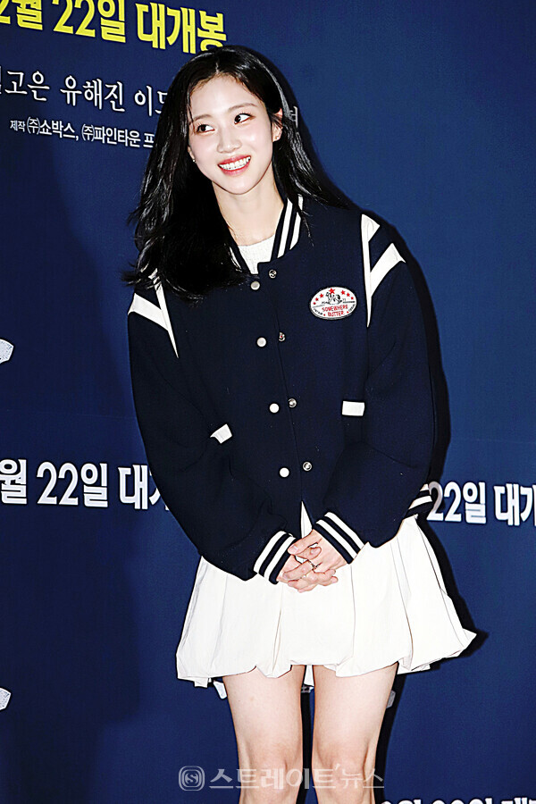 영화 ‘파묘’ VIP 시사회 포토월 행사에 참석한 배우 홍화연. 양용은 기자 taeji1368@naver.com