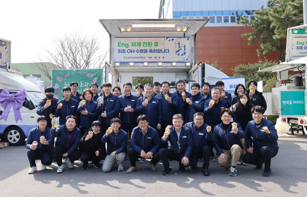 한수원이 지난 26일 한빛 3호기에서 엔지니어링 체계 전환 후 최초 계획예방정비 완료 기념 행사를 개최했다.