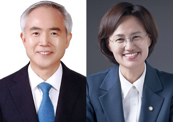 22대 총선 광주광역시 서구을 더불어민주당 양부남 후보(왼쪽), 녹색정의당 강은미 후보. (사진=선거관리위원회)
