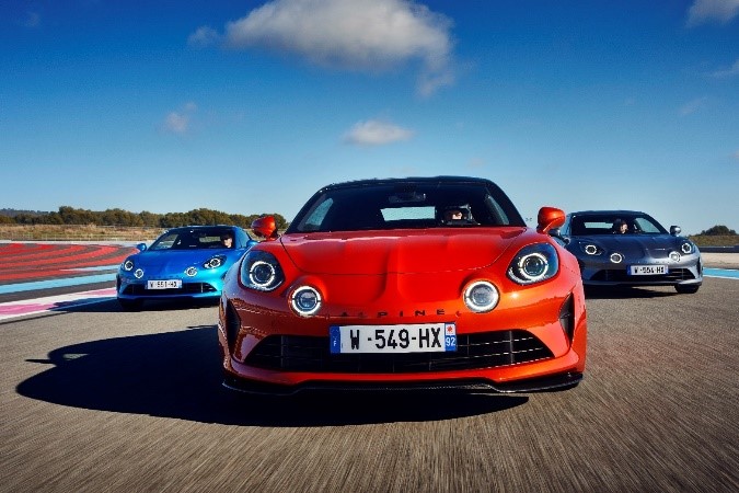 2024 오네(O-NE) 슈퍼레이스 챔피언십을 통해 데뷔할 프랑스 알핀의 A110S 모델. 슈퍼레이스 제공