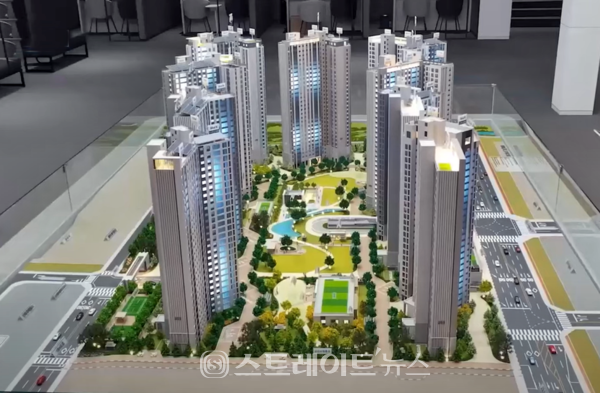 '순천그랜드파크자이' 모형
