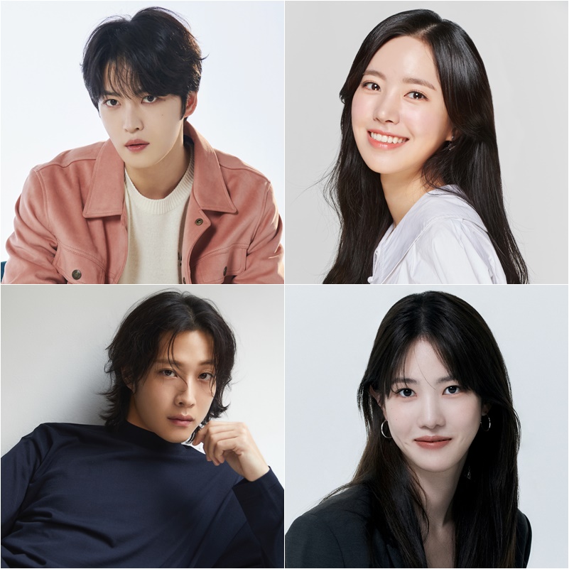 김재중(좌측상단부터 시계방향), 진세연, 양혜지, 이종원. iNKODE, 얼리버드엔터테인먼트, 더블랙레이블, 어썸이엔티 제공