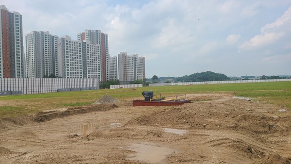 청주 흥덕구 테크노폴리스 A8블록에 분양 중인 '청주테크노폴리스 아테라' 모델하우스. 청약홈은 '청주테크노폴리스 아테라'가 1순위 청약에서 2만여명이 몰리며, 47 대 1이 넘는 경쟁률을 기록했다고 밝혔다.(김화집 선임기자)