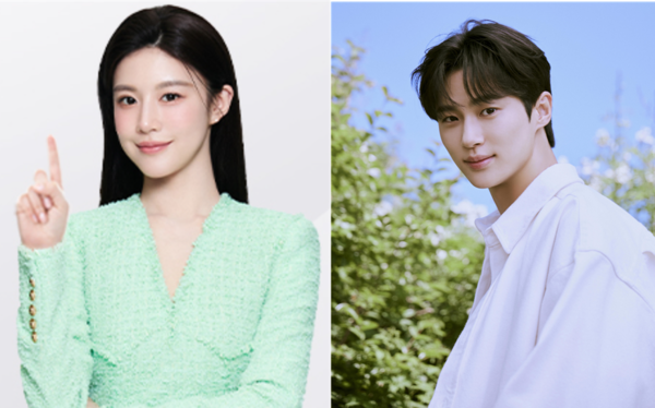 지난 4월부터 NH농협은행 모델로 활약중인 고윤정(왼쪽)과 새 모델로 발탁된 변우석 배우. NH농협은행 제공.