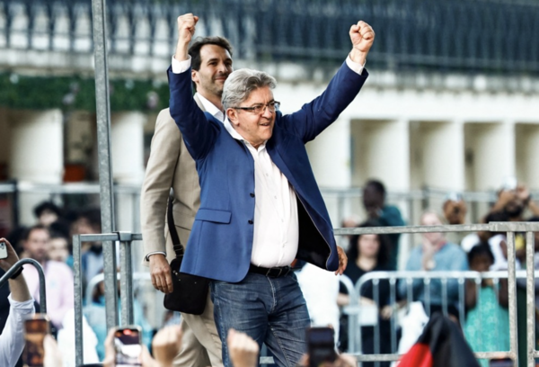 좌파연합 신민중전선(NFP)의 장뤼크 멜랑숑 굴복하지않는프랑스(LFI) 대표. 연합뉴스 제공.