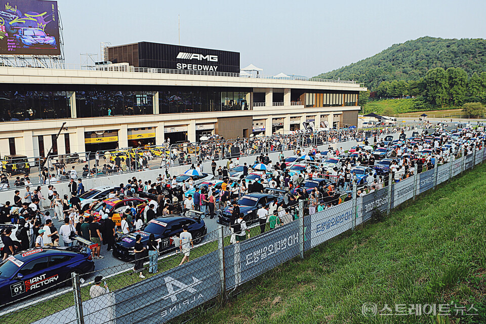 2024 오네 슈퍼레이스 5라운드 그리드워크 이벤트. 양용은 기자 taeji1368@naver.com
