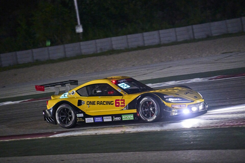 인제 스피디움을 질주하고 있는 최광빈(원 레이싱)의 머신. 슈퍼레이스 제공