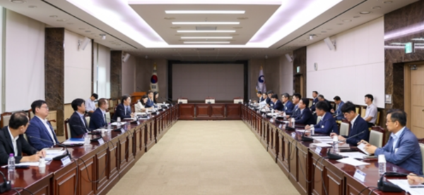 지난 21일 오전 열린 권대영 사무처장 주재 금융위원회 가계부채 점검회의. 연합뉴스 제공.