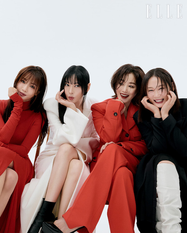 배우 이세희(왼쪽부터), 김소연, 김성령, 김선영. 엘르 제공