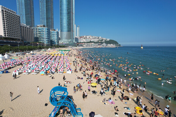 부산 해운대 해수욕장 모습. 해운대구청 제공