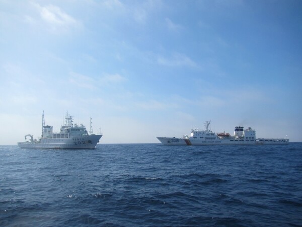 서해해경청이 서해어업단과 불법조업 외국어선 합동순찰및 모의훈련을 실시한다.(사진=서해해경)