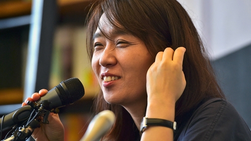 한국인 최초로 노벨문학상을 수상한 작가 한강. 연합뉴스