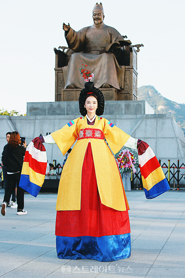 한빛단 이서현. 양용은 기자 taeji1368@naver.com