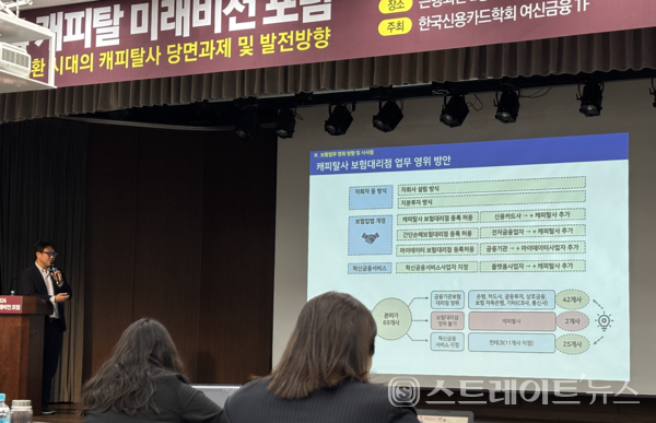 윤종문 여신금융협회 팀장(왼쪽).