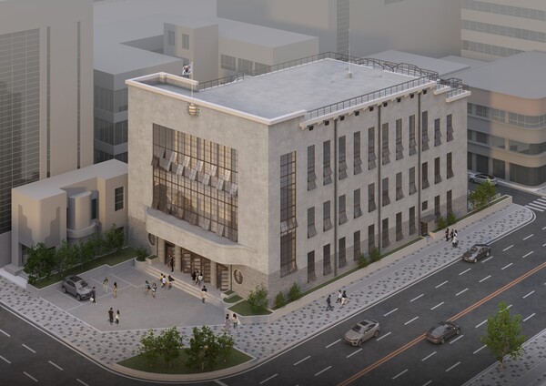 첫 대전시청사 조감도. 대전시 제공.