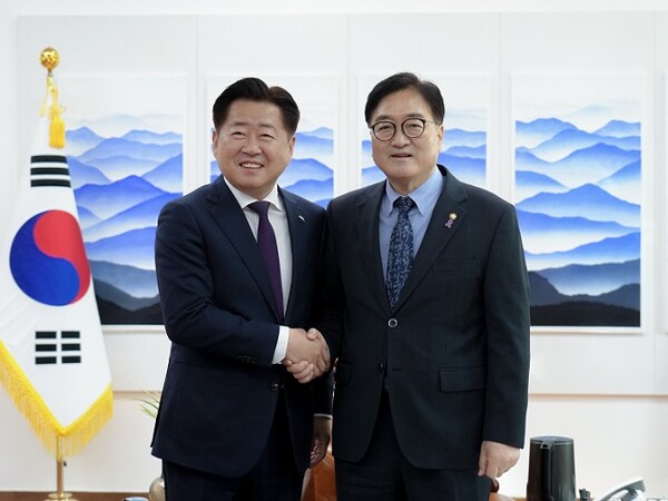 오영훈 도지사-우원식 국회의장 면담. 제주도