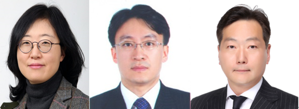 (왼쪽부터) 신헤숙 부행장, 안성진 부행장, 백준영 부행장. 산업은행 제공.