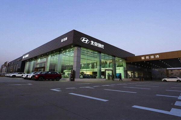 베이징현대 매장 전경. 현대자동차그룹 제공
