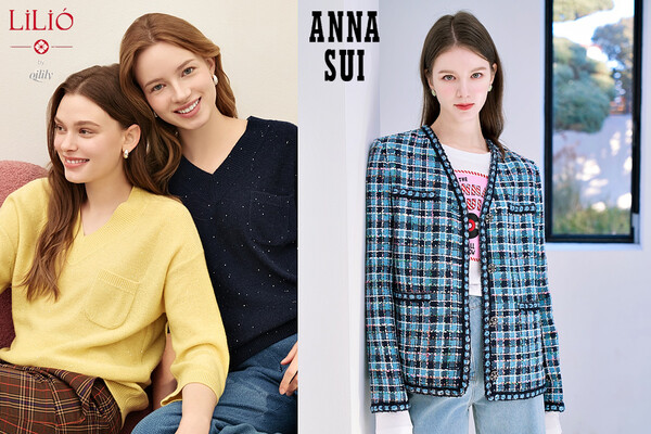  액티브 시니어층에게 인기 있는 '안나수이'와 '릴리오' 브랜드. 롯데홈쇼핑 제공