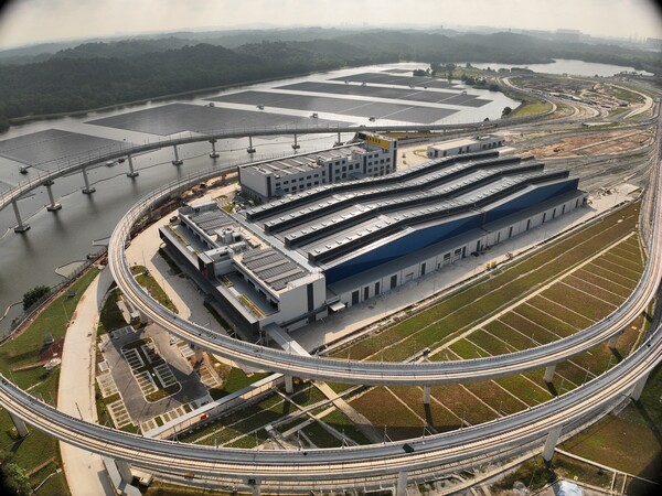 싱가포르 종합 철도 시험 센터 (SRTC) 전경사진 (GS건설 제공)