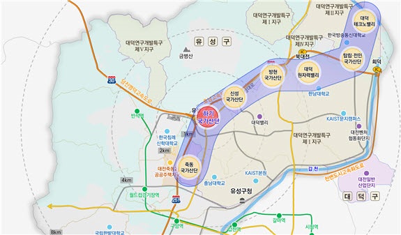 하기지구 이미지. 대전도시공사 제공.