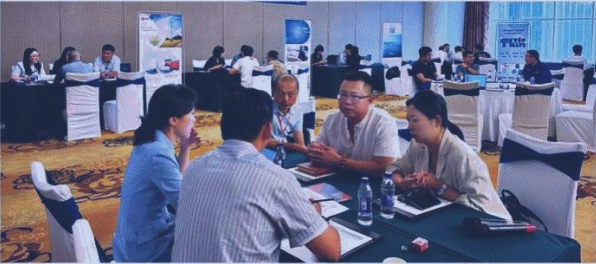 2024년도 다롄 무역사절단 상담 사진. 부산시 제공