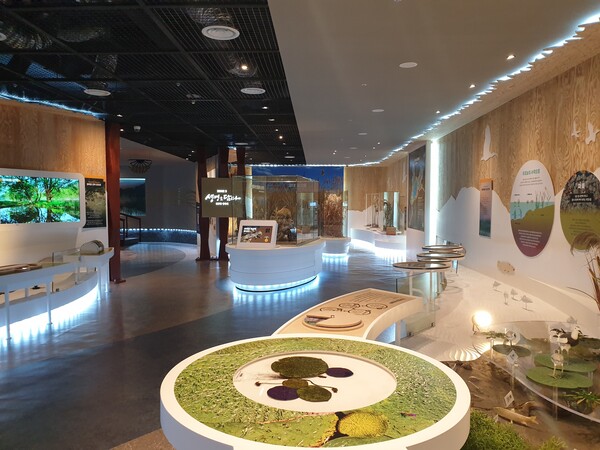 우포늪생태관 내부 모습. 창녕군 제공