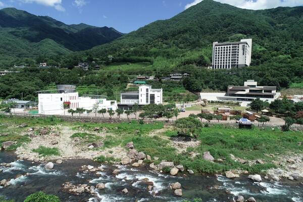 하동군 야생차문화센터 전경. 하동군 제공