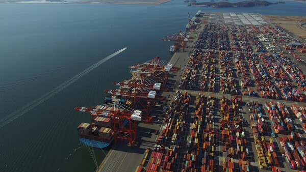 광양항 컨테이너부두 전경 (사진=여수광양항만공사)