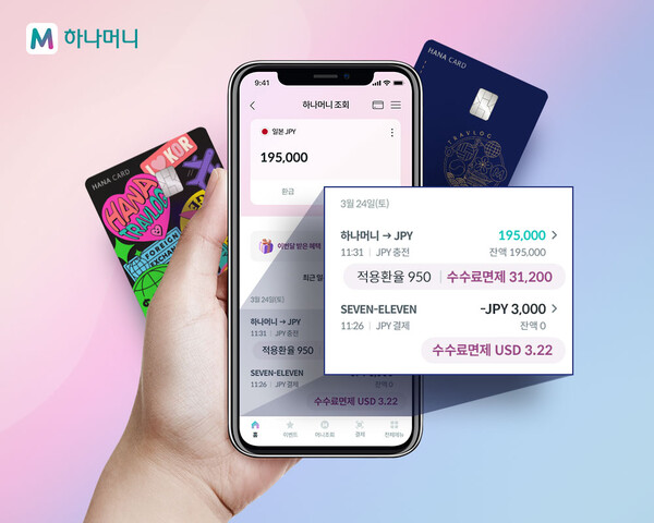 하나카드 대표 상품 '트래블로그' . 하나카드 제공.