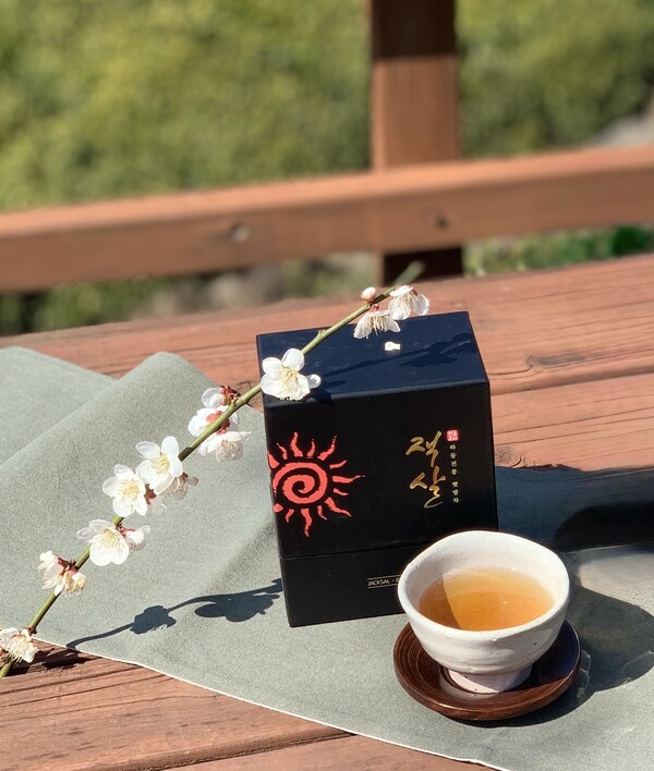 하동 전통 제다법으로 만든 발효차 ‘잭살'. 하동군 제공