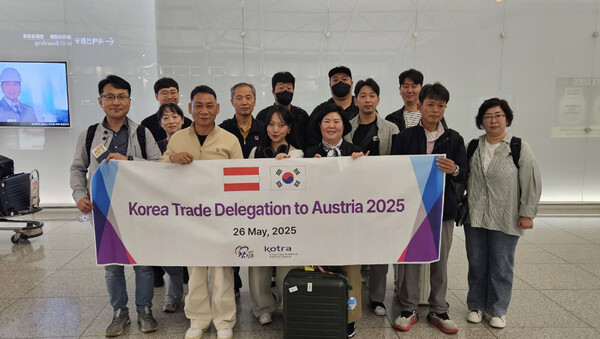 진주시에서 파견한 유럽무역사절단의 모습 ⓒ진주시