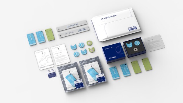 대한항공이 에어버스 A380-800 동체를 활용해 제작한 업사이클링 굿즈. 대한항공 제공