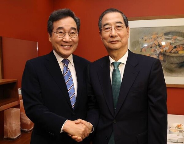 지난 5월 6일 한덕수 무소속 대선 예비후보와 이낙연 새미래민주당 상임고문은 서울 중구 한 식당에서 오찬 회동을 갖고 개헌연대 구축에 협력하기로 했다고 밝혔다. 이 고문은 김문수-한덕수 단일화가 실패하자마자 다른 사람을 돕지 않겠다던 약속을 깨고 김문수 후보 지지를 선언하며 ‘반명 전사’를 자처했다. MBC 화면 갈무리