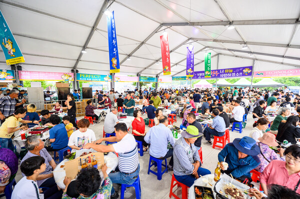 지난해 열린 제19회 남해마늘한우축제 행사 모습. ⓒ남해군